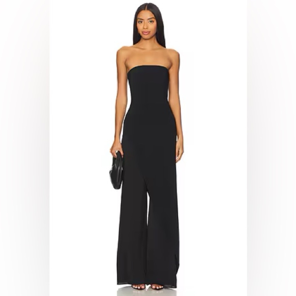 Sau Lee Imogen Jumpsuit in Black NWT Size 4 - Picture 9 of 10